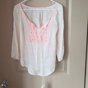 Lightweight Linen Top/Cover-up